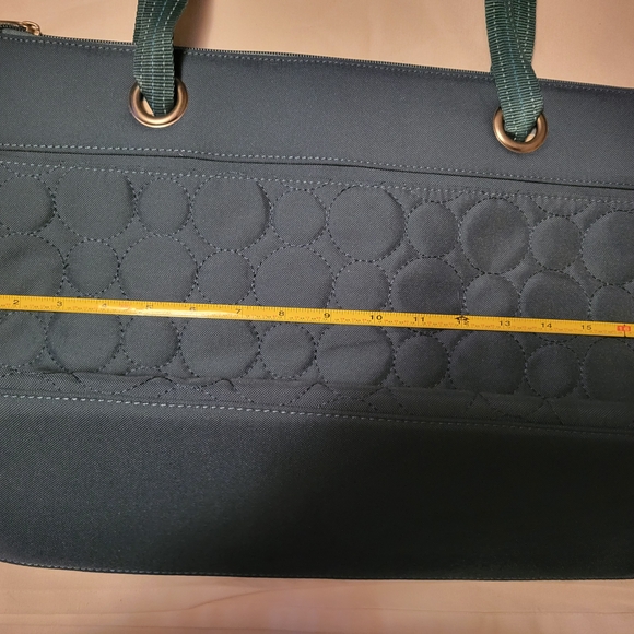 Thirty-One Dark Teal Quilted Shoulder Bag - Picture 2 of 3